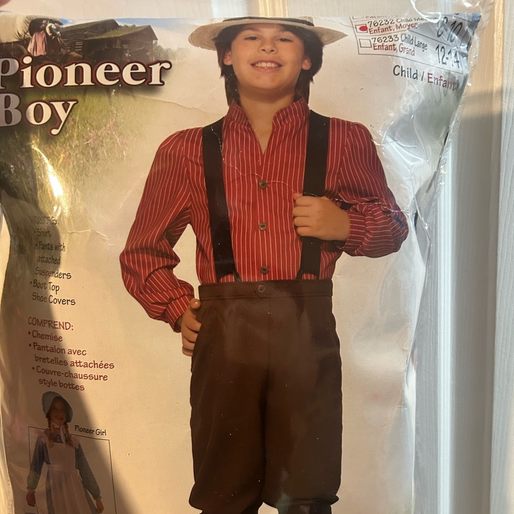 Pioneer Costume Youth 8-10